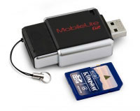 Kingston USB 2.0 Card Reader + 4GB SD (FCR-MLG2+SD4/4GB)